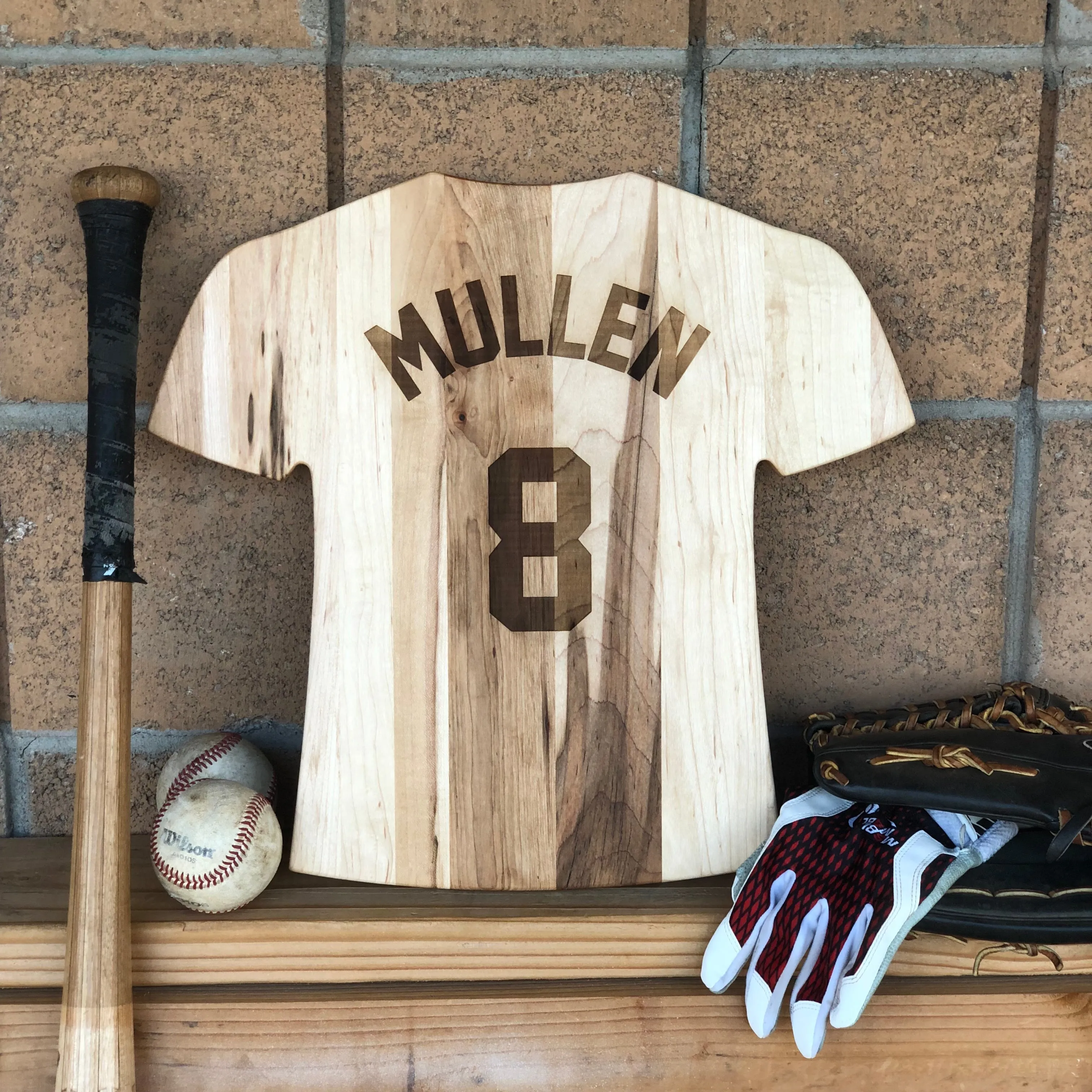 Colorado Rockies Team Jersey Cutting Board | Customize With Your Name & Number | Add a Personalized Note