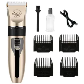 Cordless Pet Grooming Kit - Dog Hair Trimmer and Clipper Set