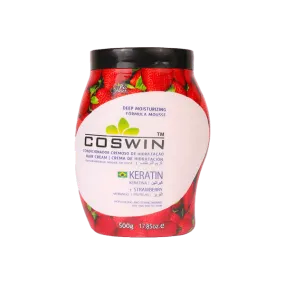 COSWIN STRAWBERRY KERATIN HAIR CREAM 500G