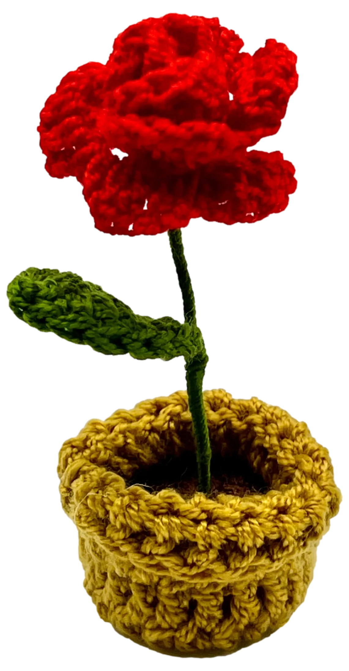 Crocheted Mini Flower Pots