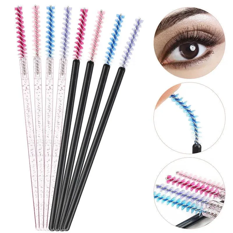 Crystal Diamond Makeup Brush Set: High-Quality Disposable Brushes