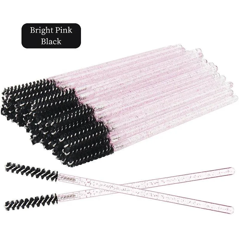 Crystal Diamond Makeup Brush Set: High-Quality Disposable Brushes