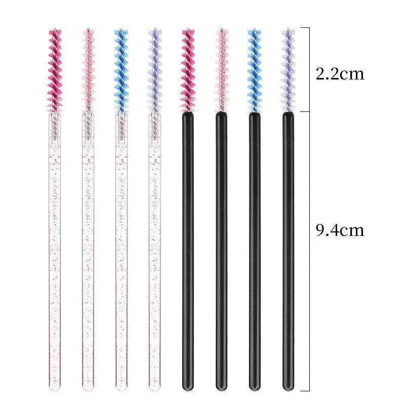 Crystal Diamond Makeup Brush Set: High-Quality Disposable Brushes