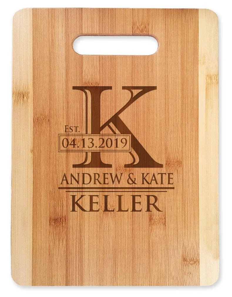 Custom Newly Engaged Gift We Got Married Housewarming Party Decoration Personalize Kitchen Cutting Board Sister Gift Idea for House Decor