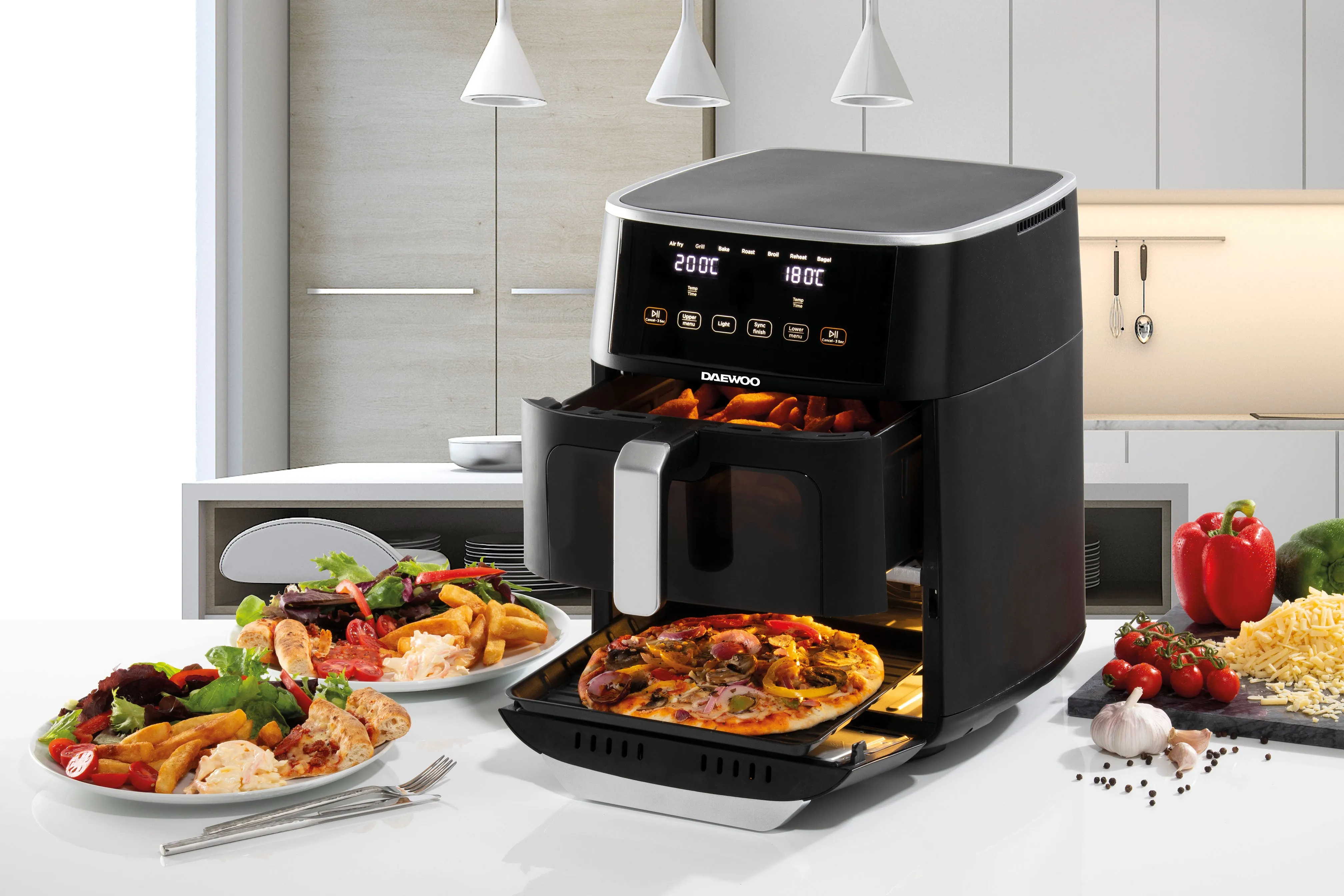 Daewoo 11l 1700w Airfryer And Oven