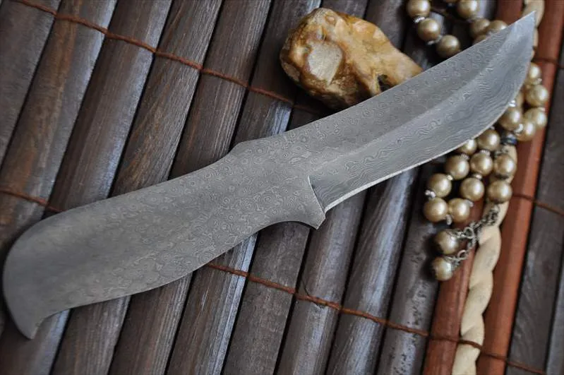 Damascus Steel Blank Blade for Knife Making