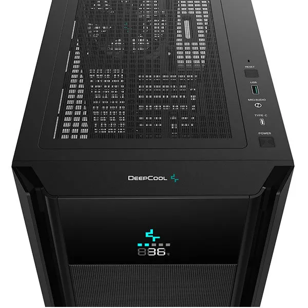 DeepCool | CH510 | Mesh Digital ATX | Mid-Tower Case With Built-in Digital Display