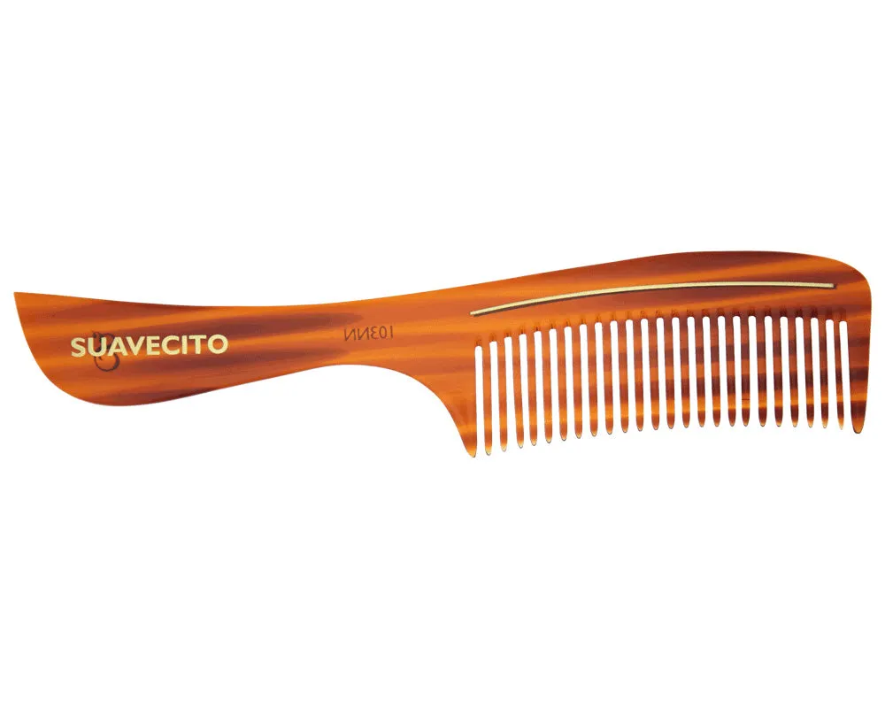 Deluxe Amber Handle Comb