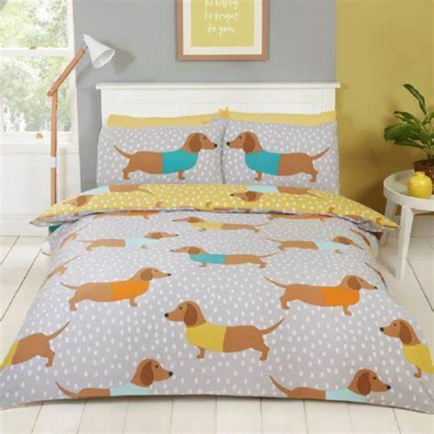 Dolly Dachshund Duvet Set