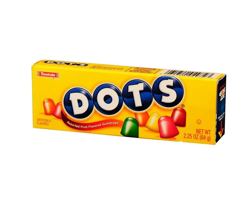 Dots Assorted Fruit Flavored Gumdrops