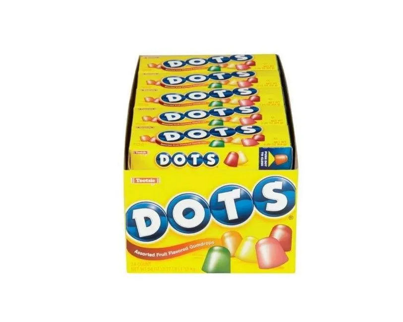 Dots Assorted Fruit Flavored Gumdrops