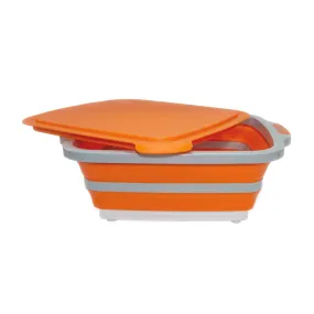 Drip EZ: XL Collapsible BBQ Prep Tub W/ Lid