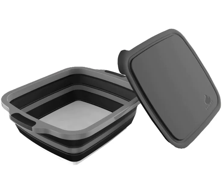 Drip EZ: XL Collapsible BBQ Prep Tub W/ Lid