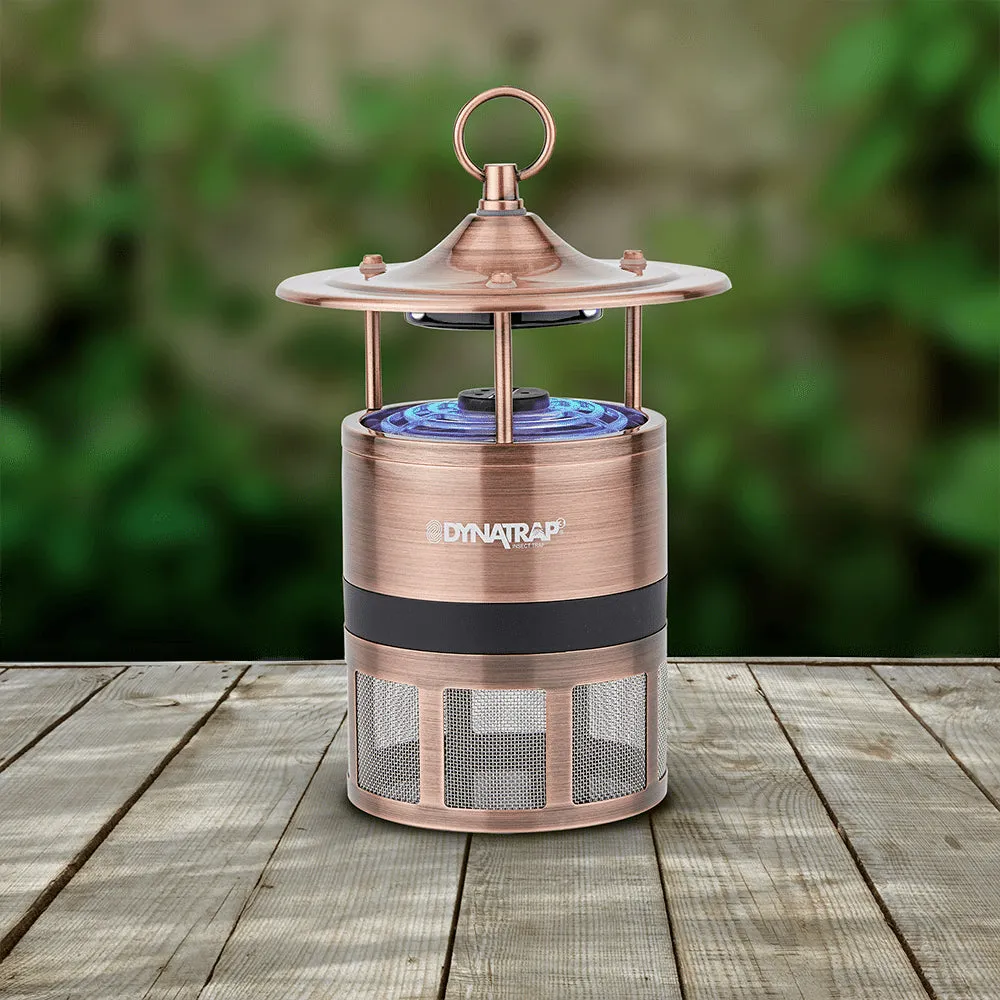 DYNATRAP ATRAKTA D99 DT600AC Insect Trap, Odorless, 9 in L Trap, 6 in W Trap, Antique Copper, Hanging Mounting Box