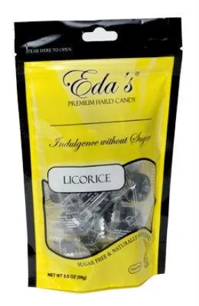 Eda's Sugar Free Licorice Bags