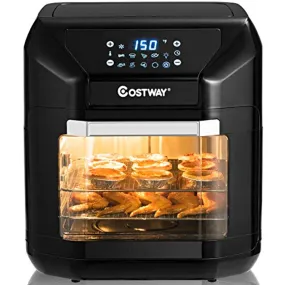 Electric Air Fryer Oven, 7-in-1 Kitchen Air Oven with Rotisserie