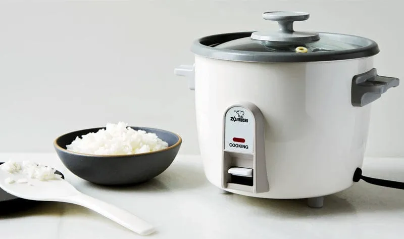 Electronic Rice cooker/ warmer 0.6 Liter, White