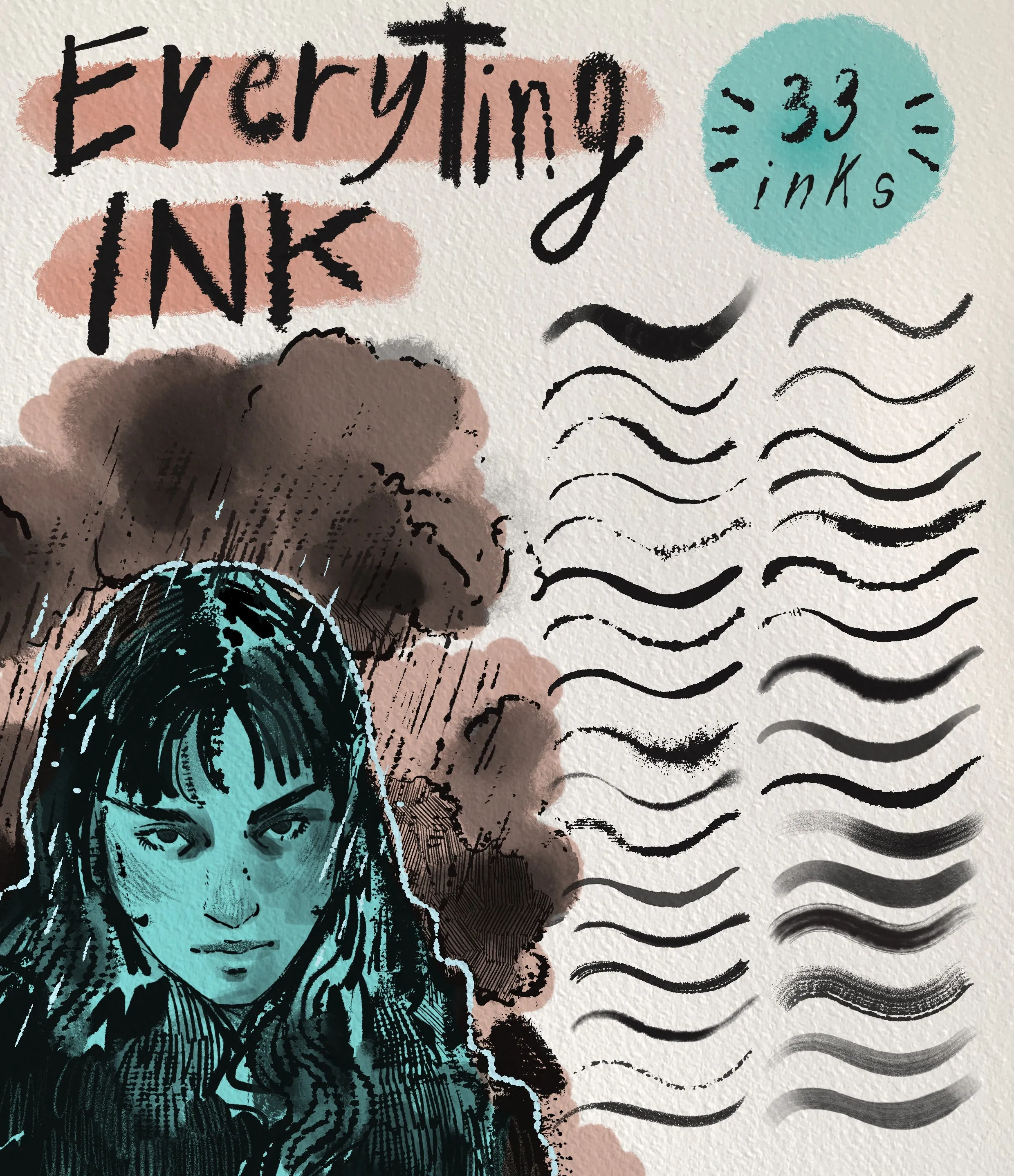 Everything Ink - brush set for Procreate