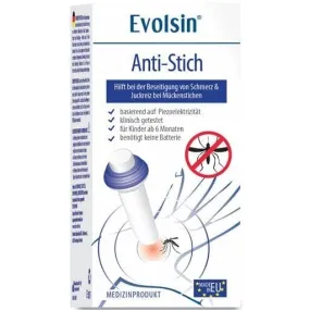 EVOLSIN anti-stab, mosquito bites, mosquito bite reaction, mosquito bite rash