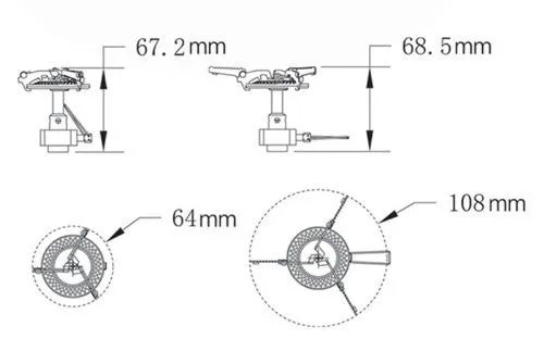 Fire Maple - 116T {Pocket Gas Cooker} [Titanium]