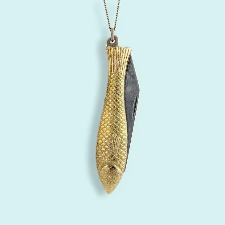 Fish Knife Necklace