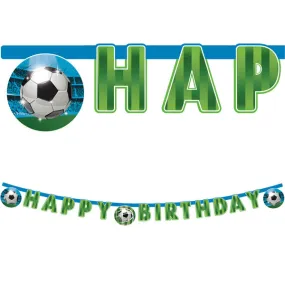 Football Fans Birthday Banner