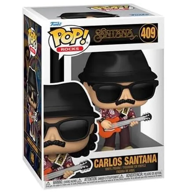 Funko Carlos Santana with Guitar and Sunglasses