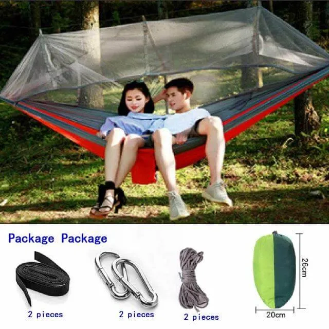 Garden Hanging Nylon Bed and Mosquito Net Outdoor Travel Jungle Camping Tent