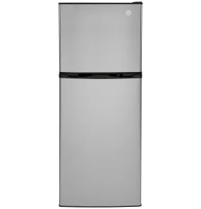 Ge Appliances 9.8 Cu. Ft. 12 Volt DC Power Top-Freezer Refrigerator-Stainless Steel