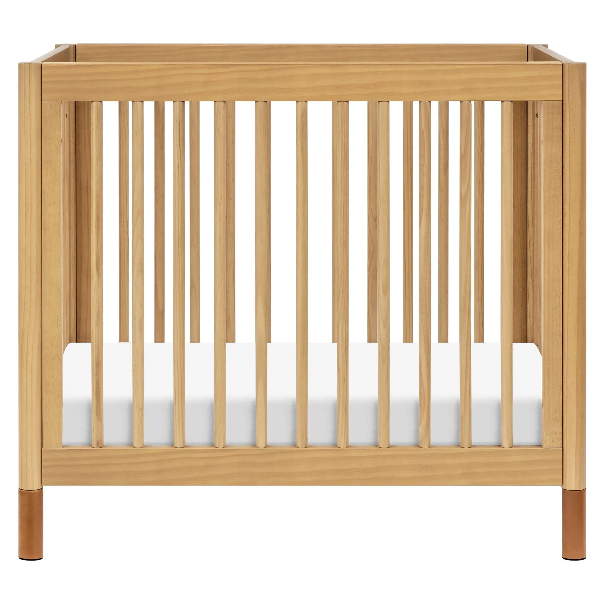 Gelato 4-in-1 Convertible Mini Crib | Honey