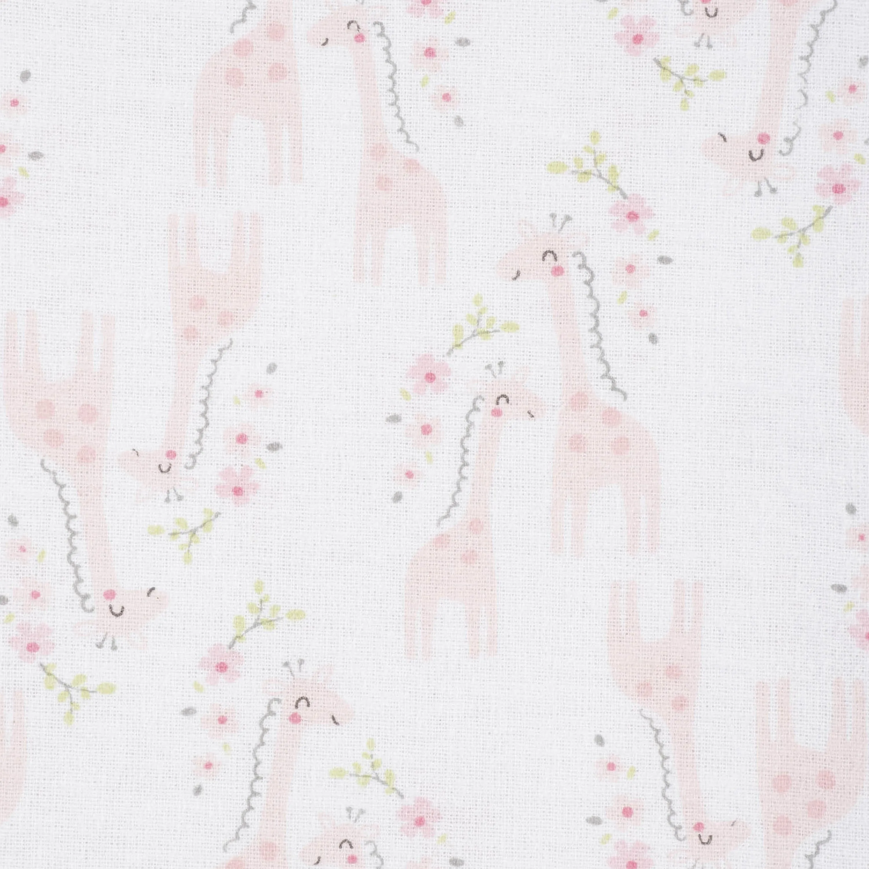 Girls Mommy & Me Giraffe Fitted Crib Sheet