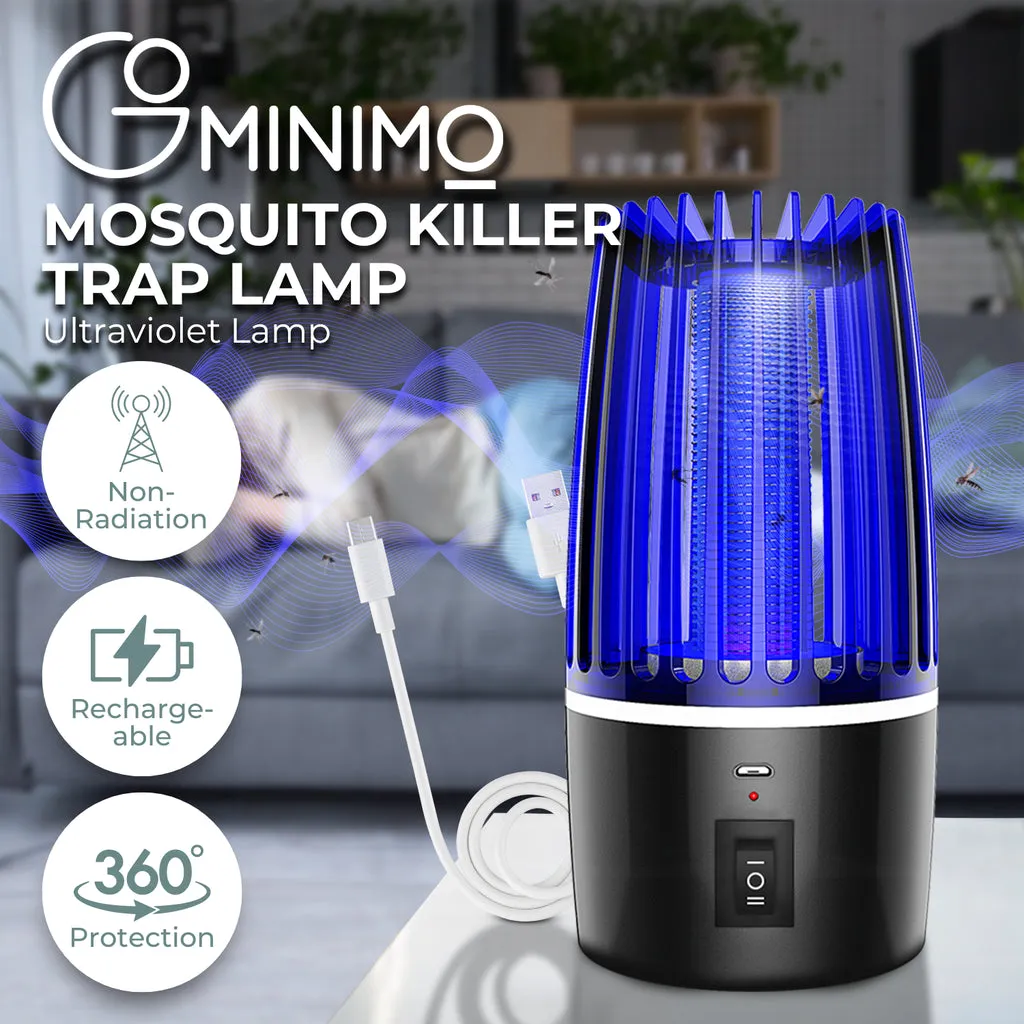 GOMINIMO BG-001 Mosquito Lamp Rechargeable 4000mah (Black)