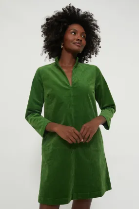 Green Corduroy Clifton Dress