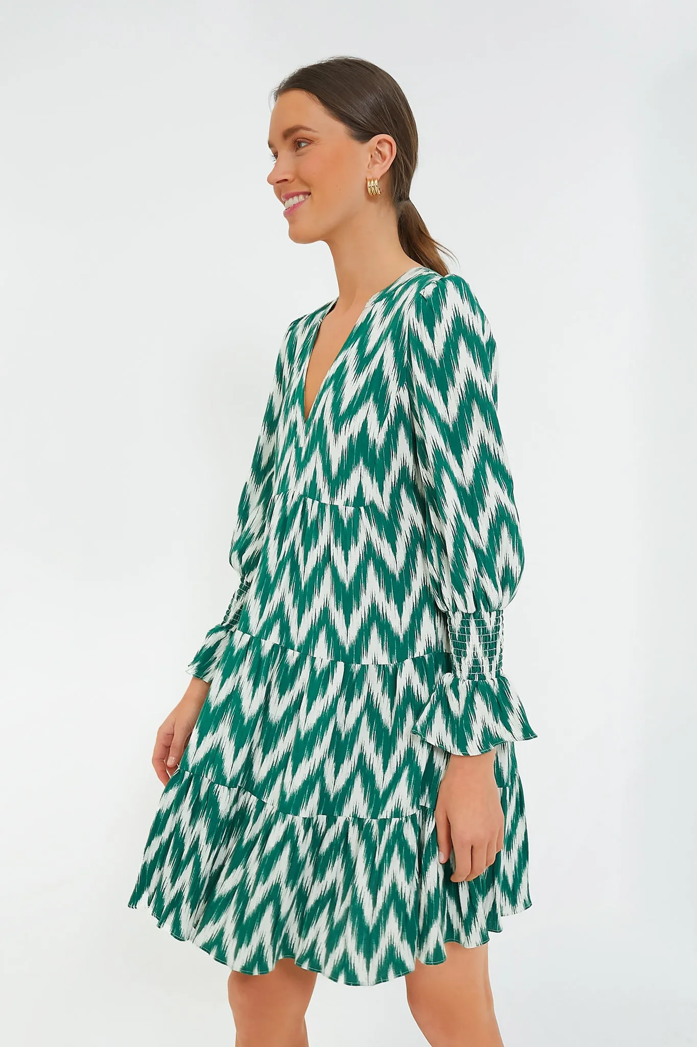 Green Ikat Kenzo Dress