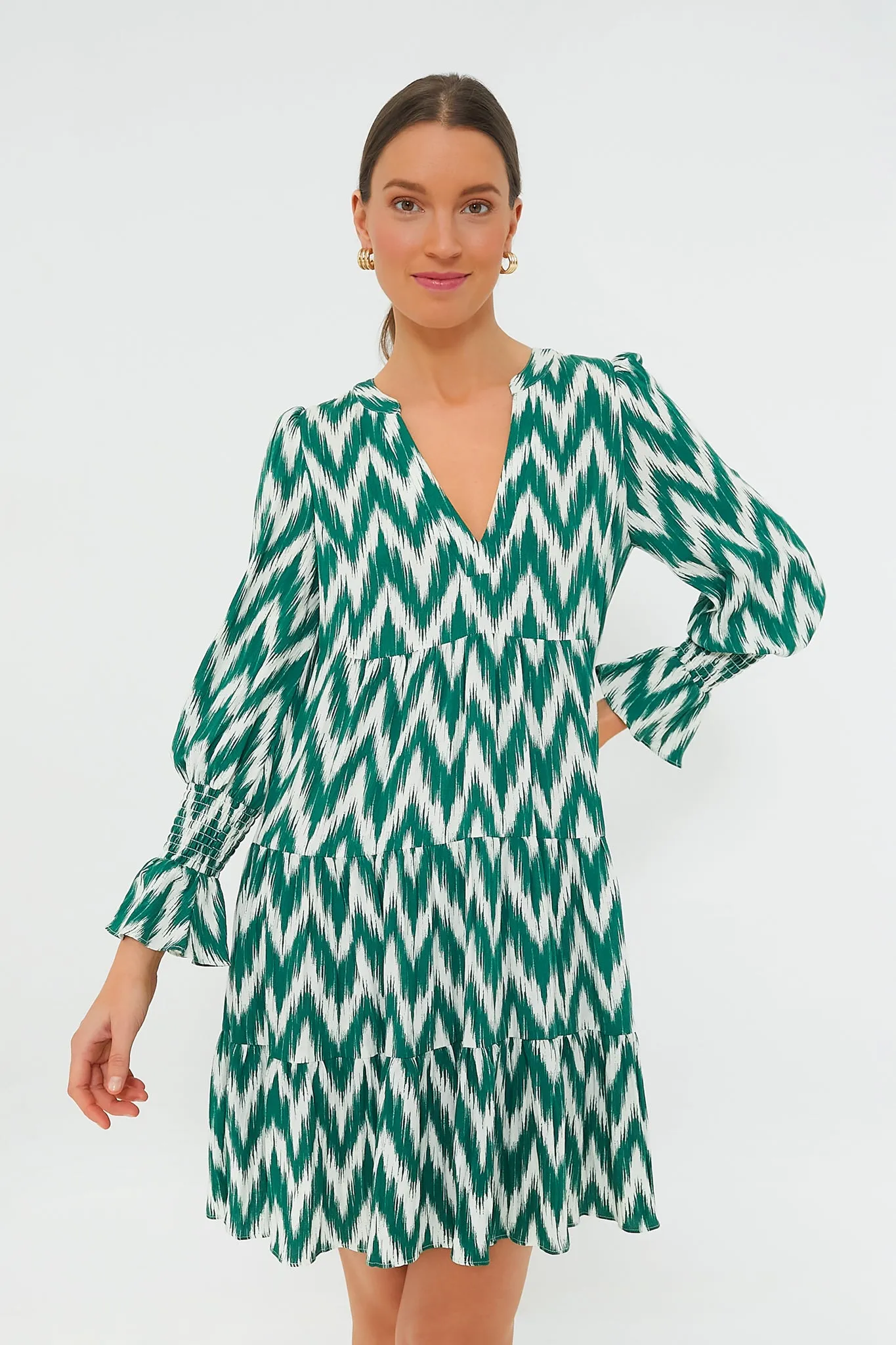 Green Ikat Kenzo Dress