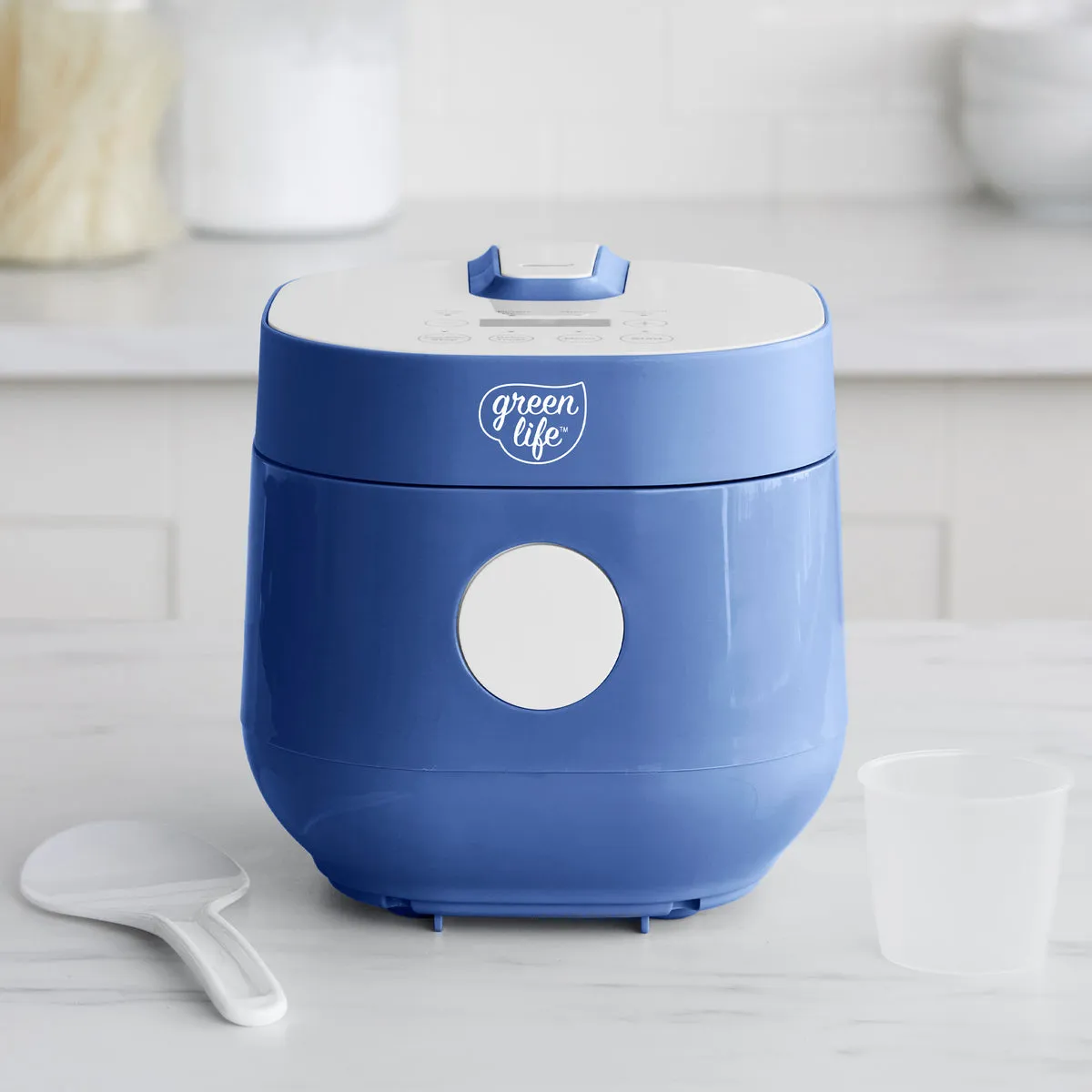 GreenLife Rice & Grains Cooker | Blue