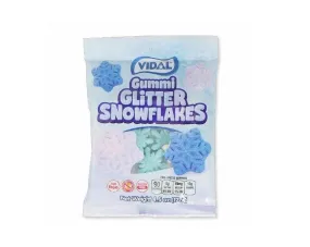 Gummi Glitter Snowflakes Bags