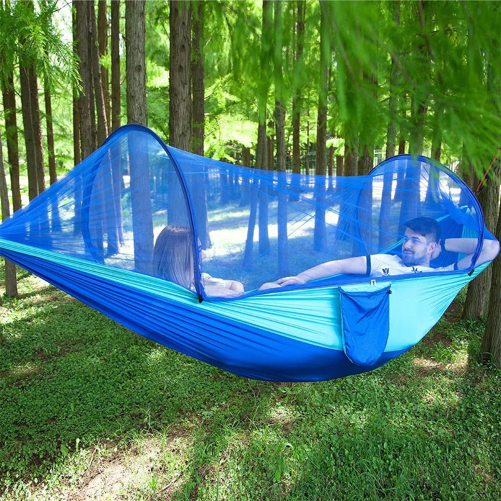 Hammock With Mosquito Net - Portable Travel Hammock Bug Net