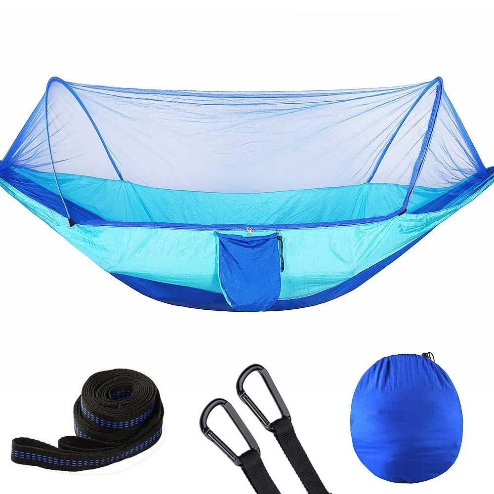 Hammock With Mosquito Net - Portable Travel Hammock Bug Net