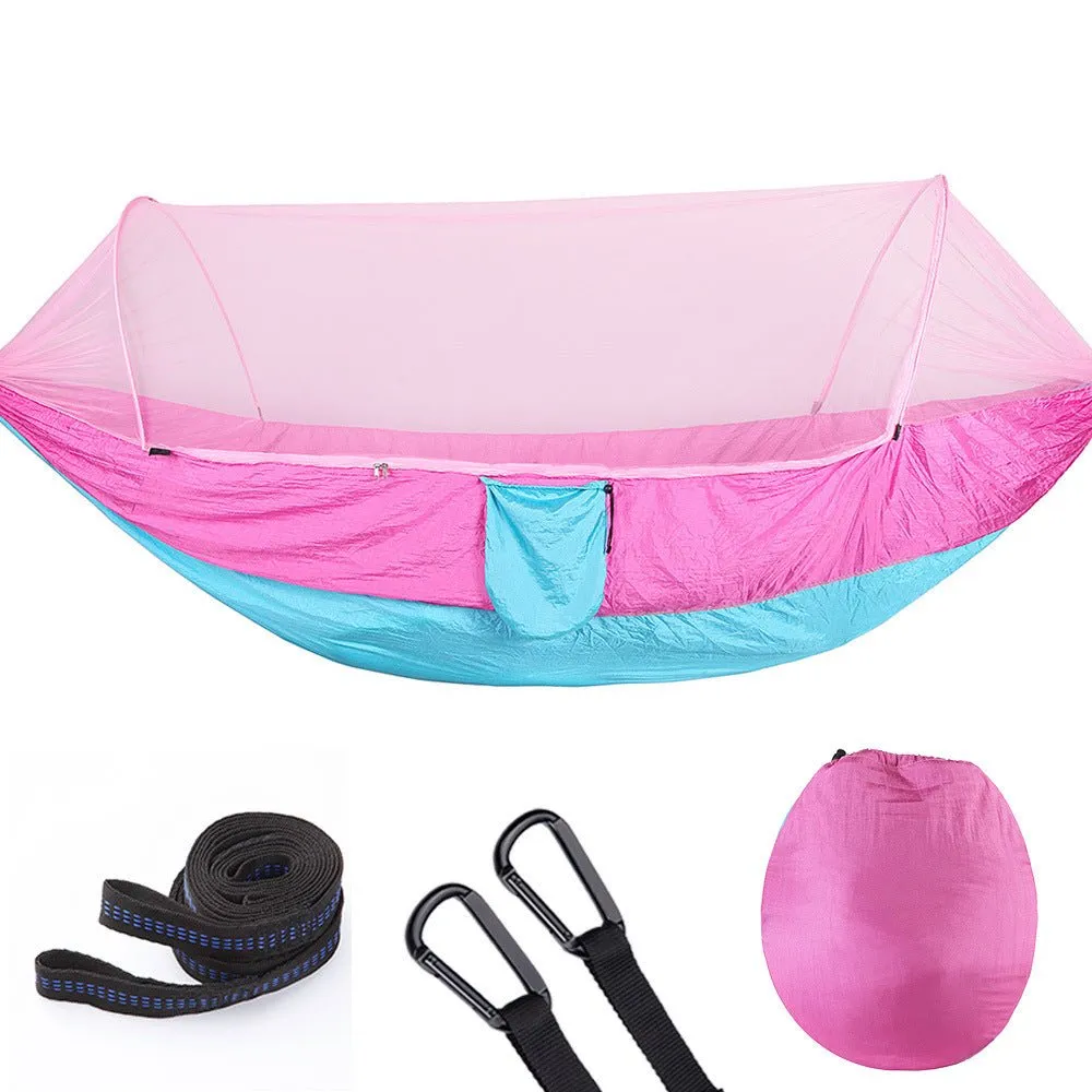 Hammock With Mosquito Net - Portable Travel Hammock Bug Net