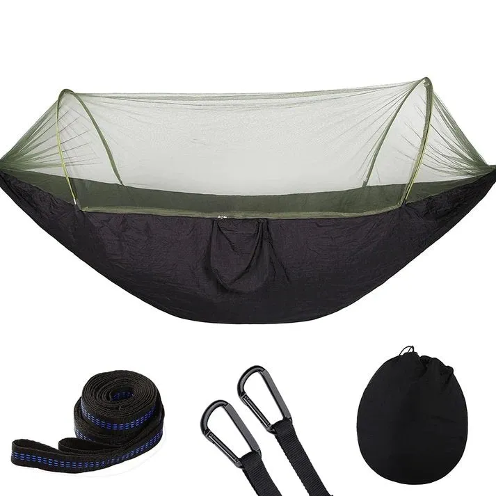 Hammock With Mosquito Net - Portable Travel Hammock Bug Net