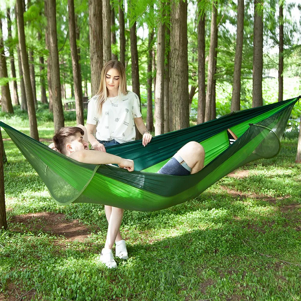 Hammock With Mosquito Net - Portable Travel Hammock Bug Net