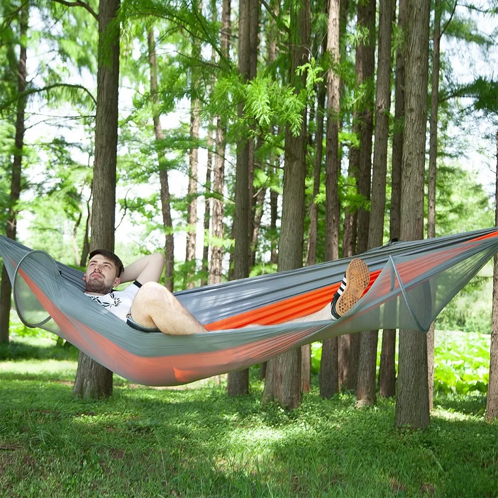 Hammock With Mosquito Net - Portable Travel Hammock Bug Net