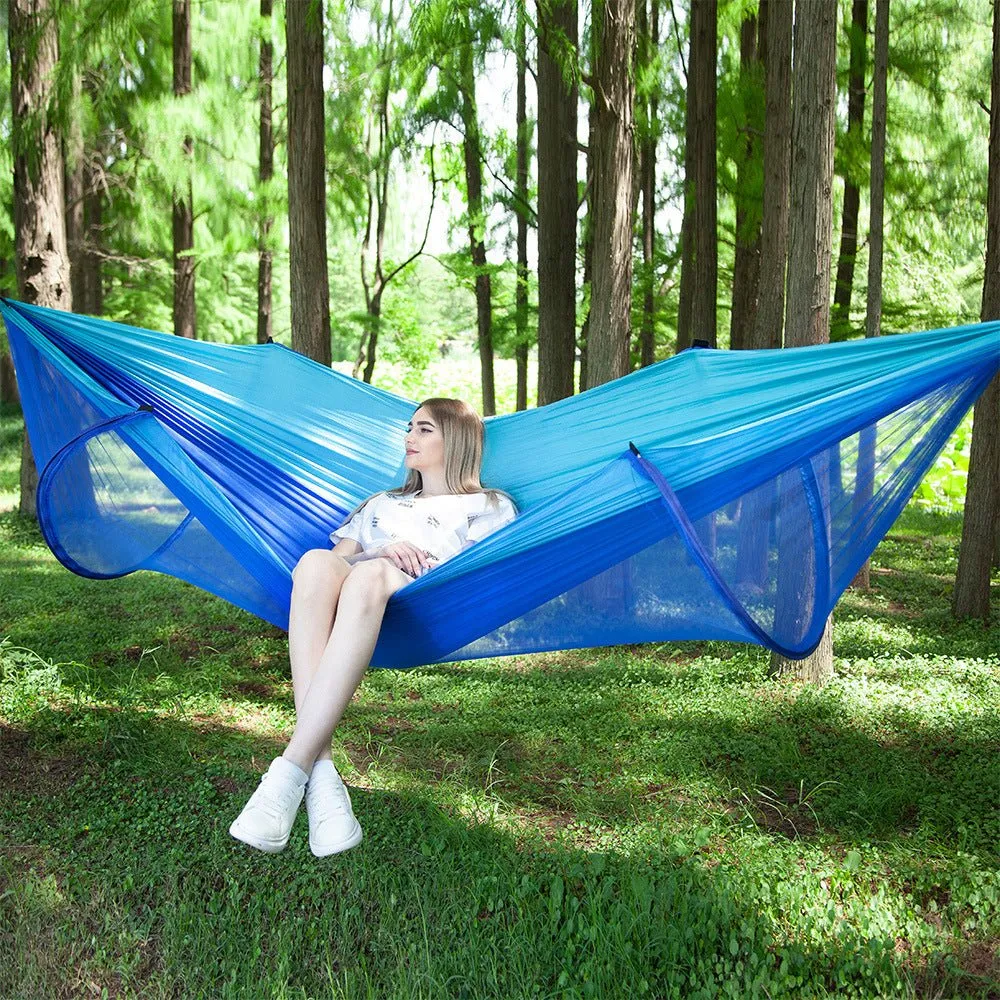 Hammock With Mosquito Net - Portable Travel Hammock Bug Net