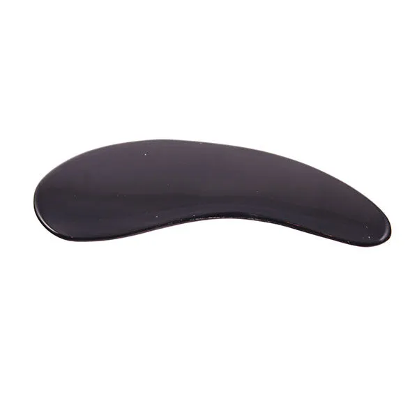 Handmade Buffalo Horn Scraping Therapy Yinyang Gua Sha Board Massage Comb