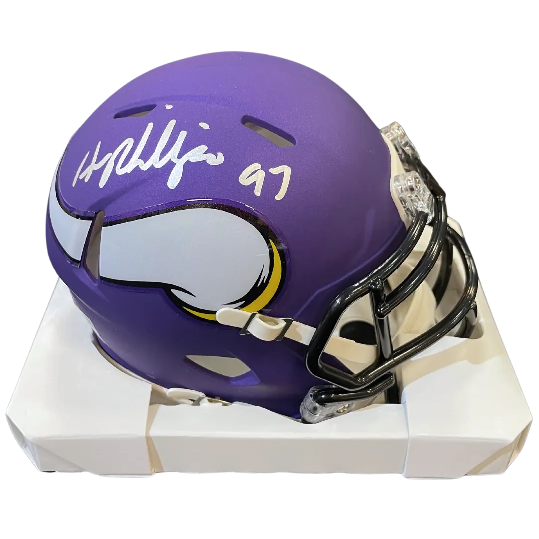 Harrison Phillips Autographed Minnesota Vikings Speed Mini Helmet