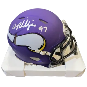 Harrison Phillips Autographed Minnesota Vikings Speed Mini Helmet