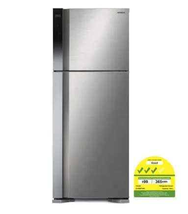 Hitachi R-V560P7MS - BSL / BBK New 2-Door BIG-2 Inverter Refrigerator