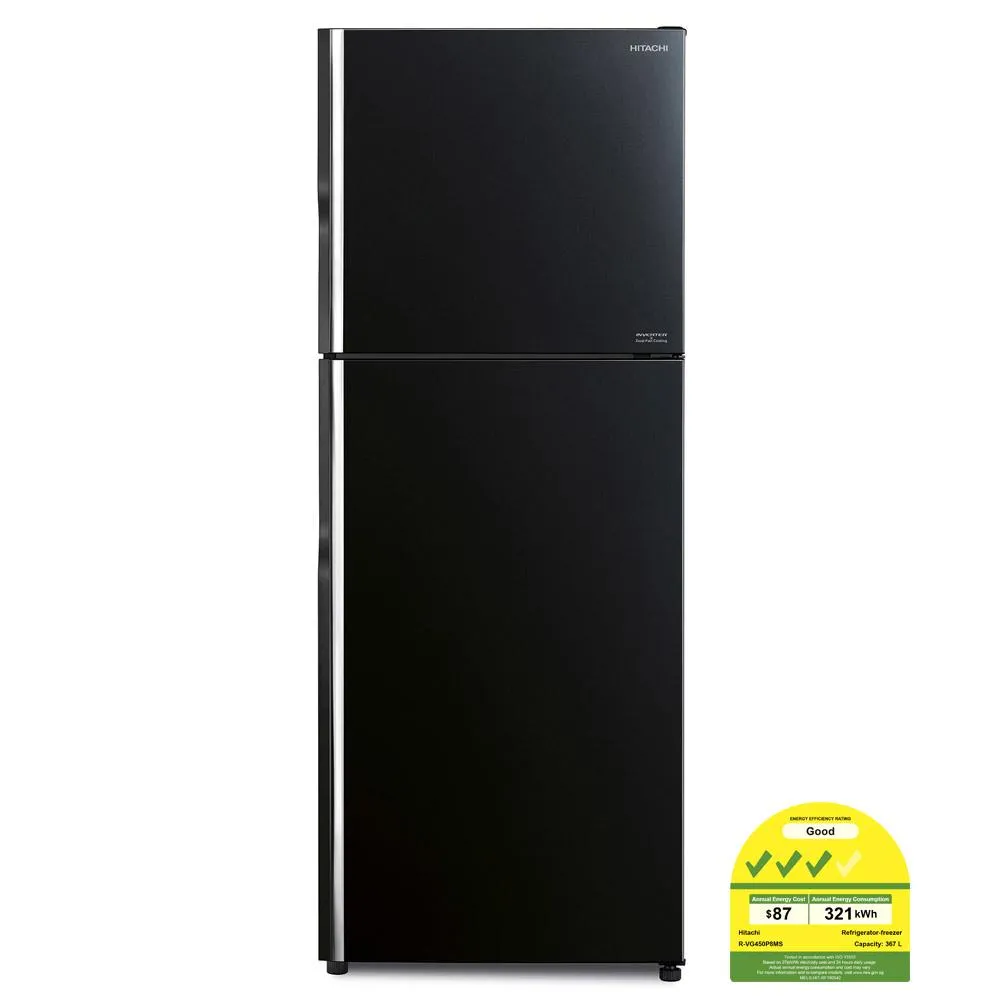 HITACHI R-VG450P8MS GBK | GPW TOP FREEZER REFRIGERATOR (366L)