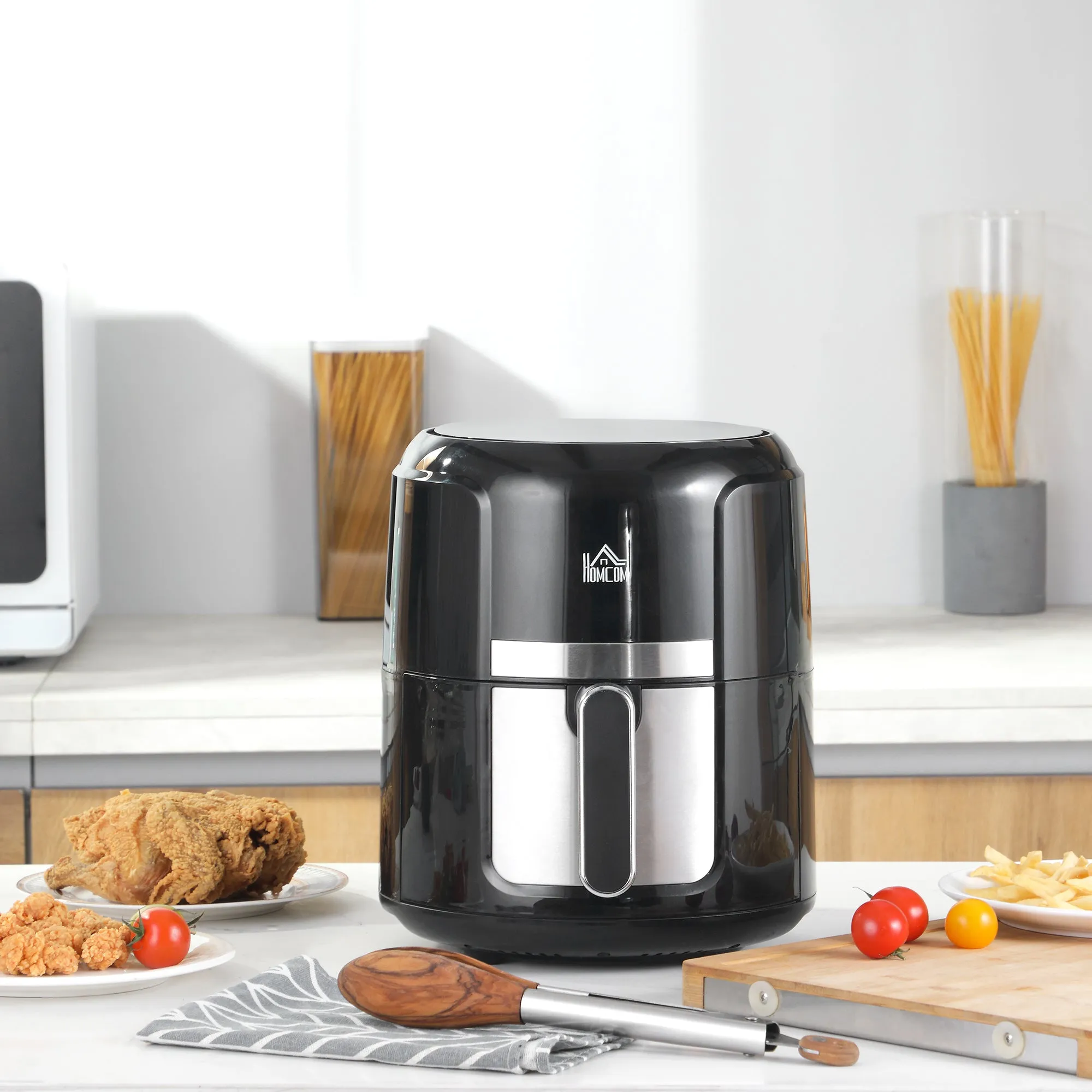 HOMCOM Digital Air Fryer 4L - Black